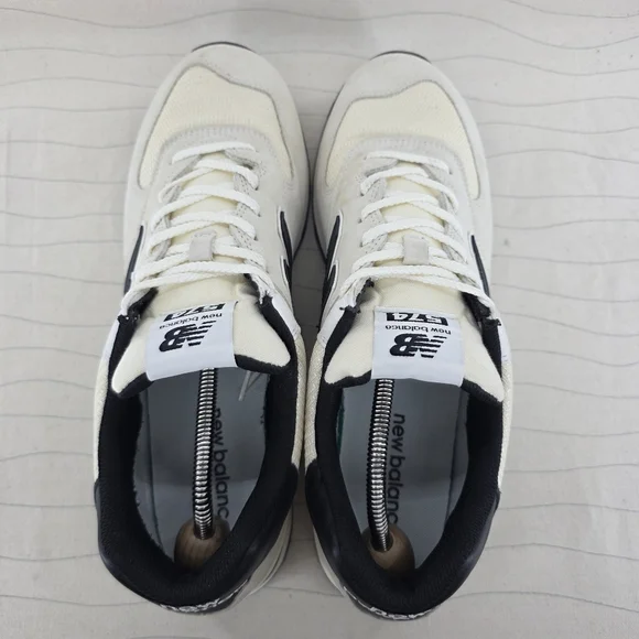 New Balance Mens 574 Macadamia Nut Beige Suede Shoes Sneaker ML574DW Size 13D - Picture 7 of 16